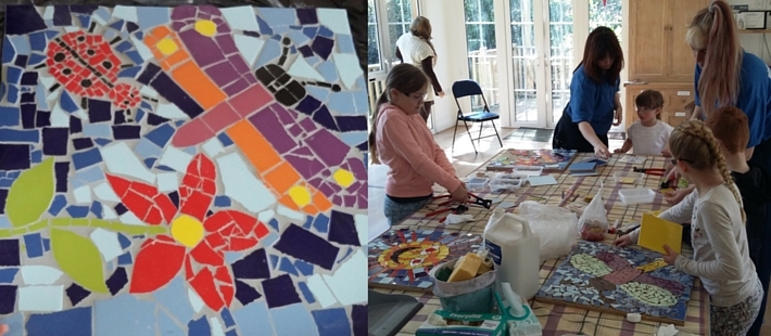 Mosaic workshop Youth Club