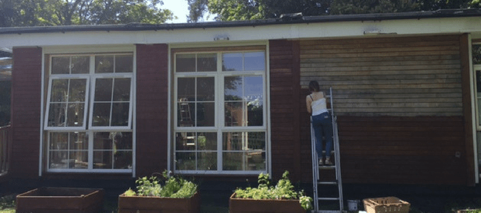 M&S volunteers help out