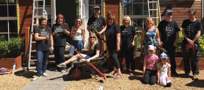 M&S volunteers help out