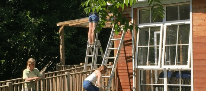 M&S volunteers help out