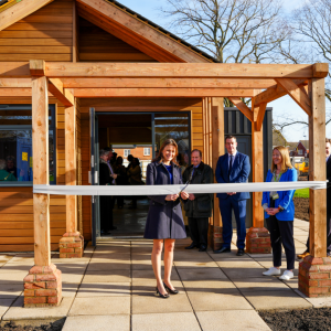 Read more about the article Culture Secretary, Lucy Frazer cuts the ribbon at the new Chichester Shed youth centre