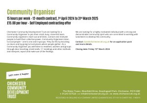 Read more about the article We are looking for a Community Organiser!