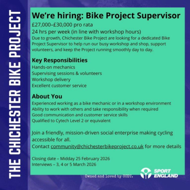 Read more about the article The Bike Project is Hiring: Bike Project Supervisor