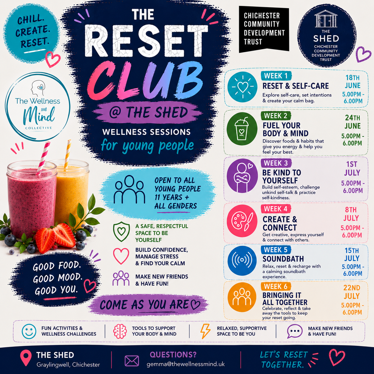 The Reset Club – Wellness Sessions for Young People