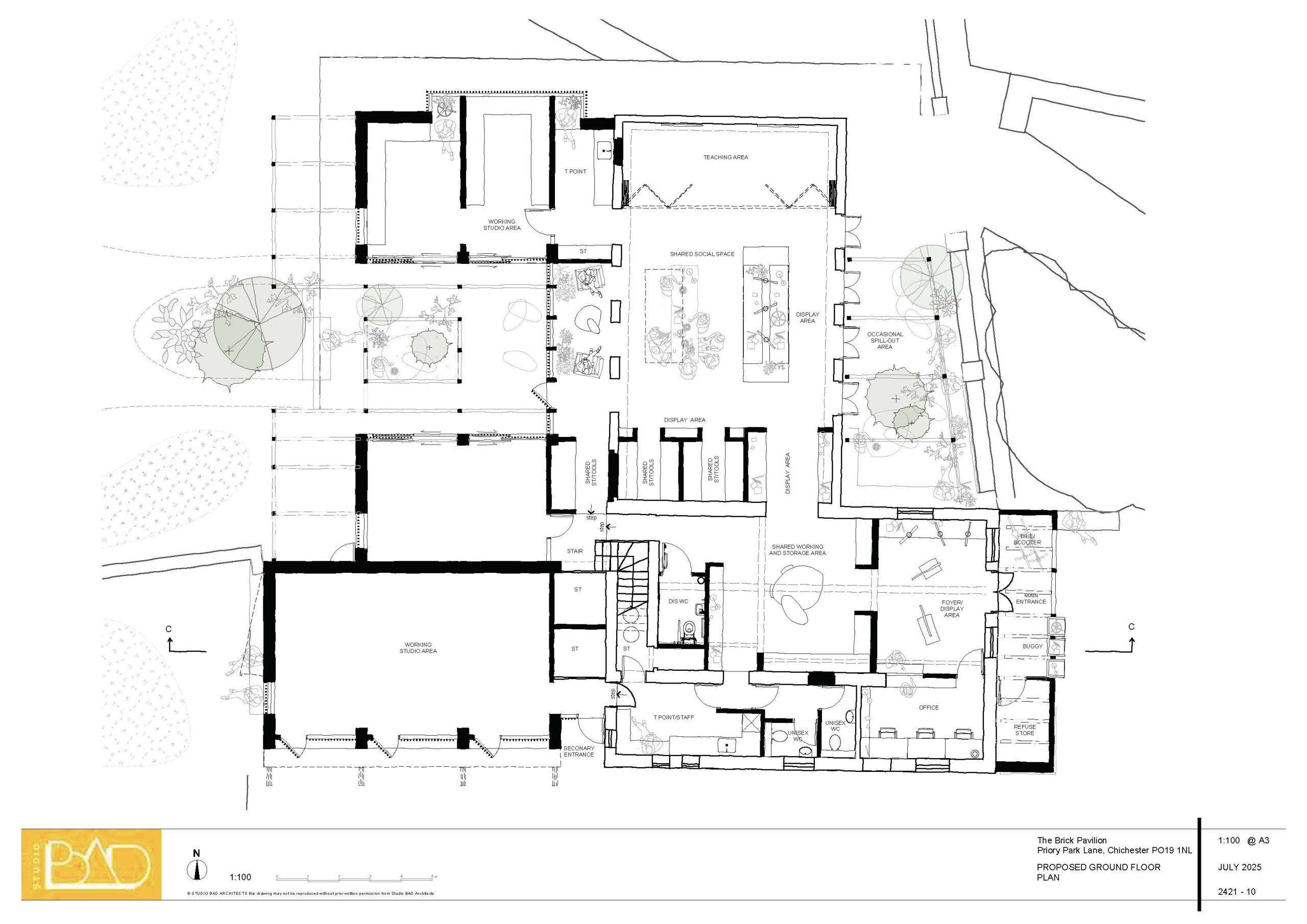 Red Brick Pavilion Floorplan